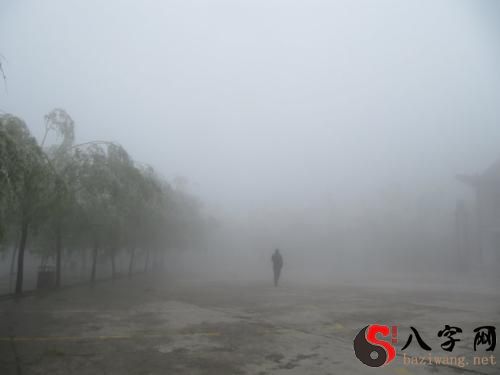 梦见自己在雾中行走
